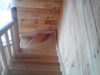 лестница со встроенным шкафом в с.Боровое